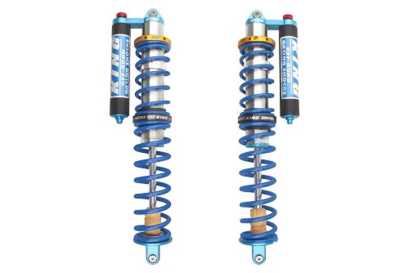Polaris RZR-XP Turbo S Coilover Suspension Kit - Rear - King Shocks - Internal Bypass Piggyback with Finned Reservoir & Adjuster - `18-`27